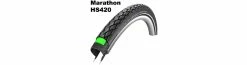 Schwalbe Pneu Marathon 700x35C Rigide Avec Bande Réfléchissante