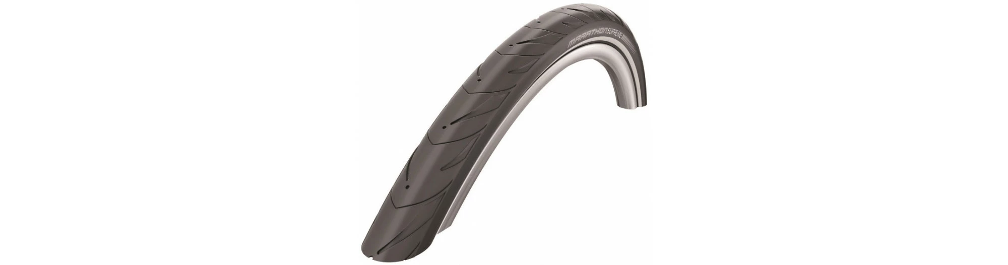 Schwalbe Pneu Marathon Supreme Pliable Avec Bande Réfléchissante
